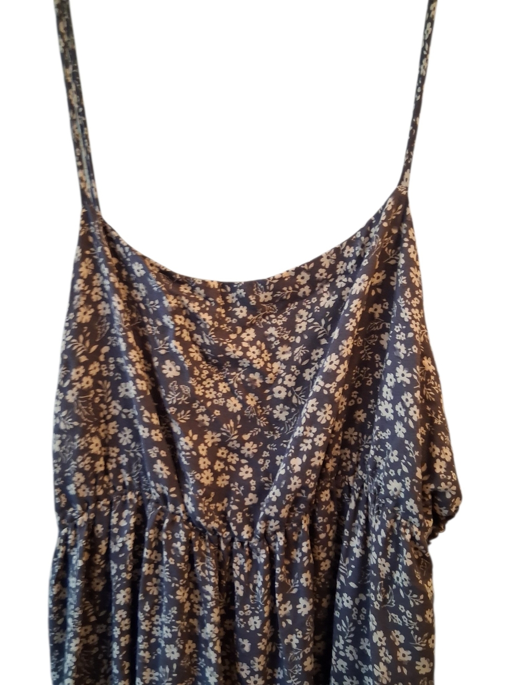 Final Touch Grey Floral Spaghetti-Strap Maxi Dress - Picture 5 of 8